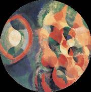 Delaunay, Robert Cyclotron-s shape Sun and Moon painting